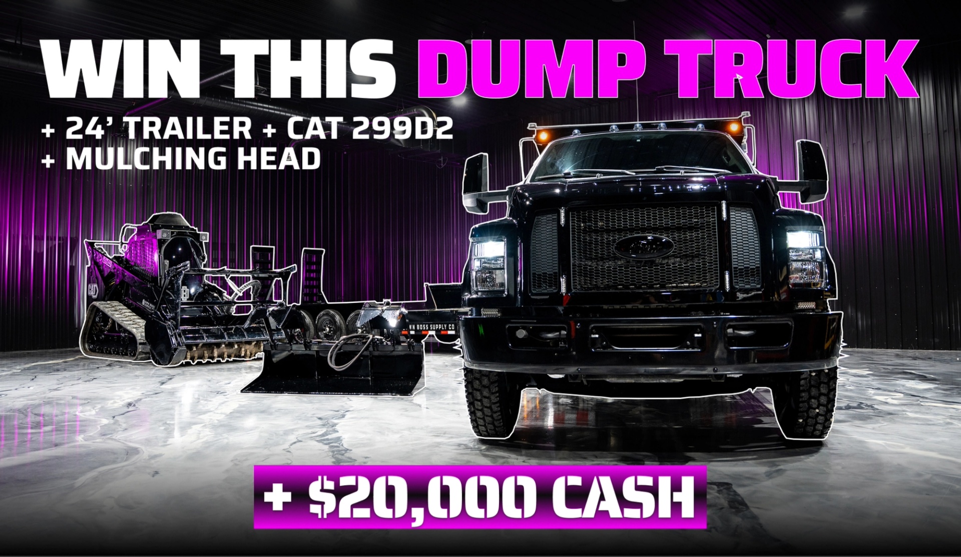 OB47 - F750 Dump Truck - Single Machine