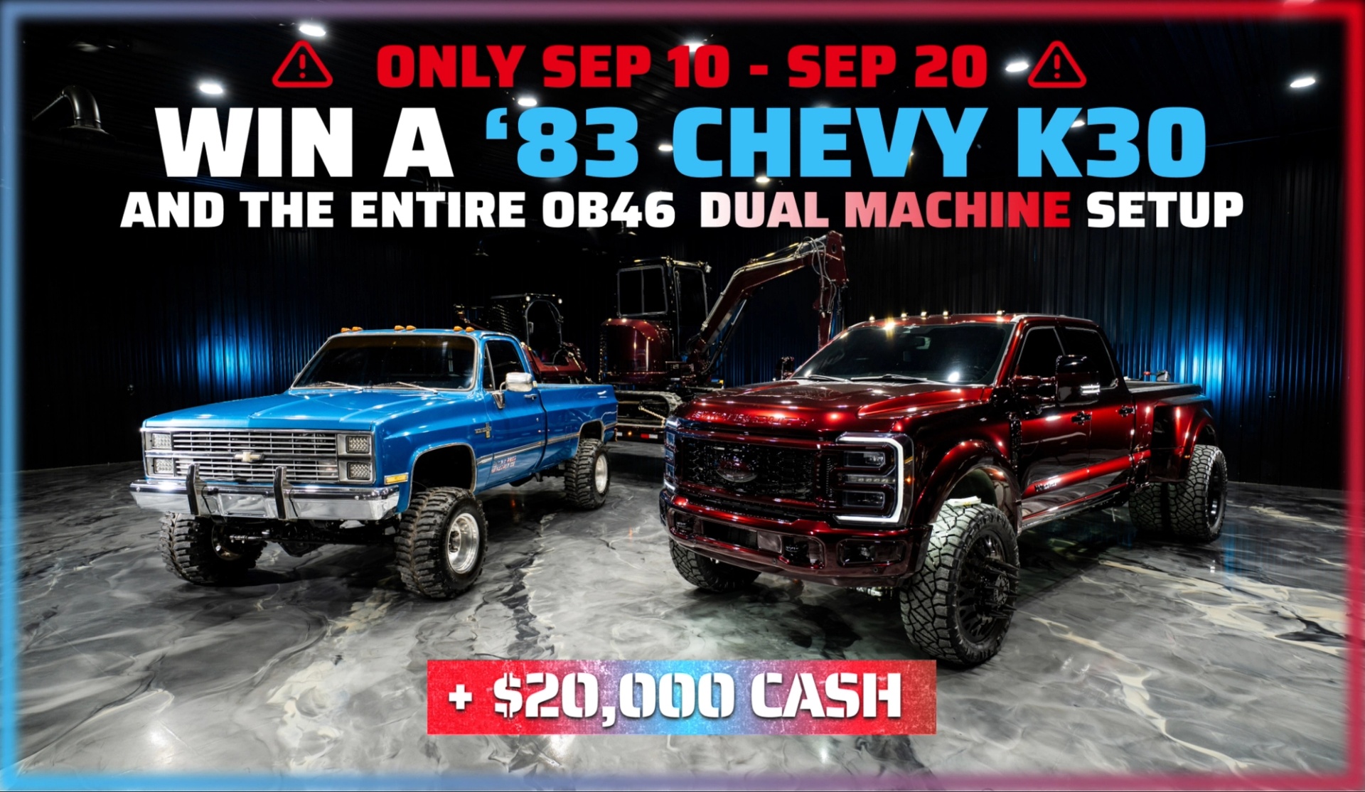 CHEVY K30 WEEKEND | NBS Ford - Dual Machine + $20K CASH
