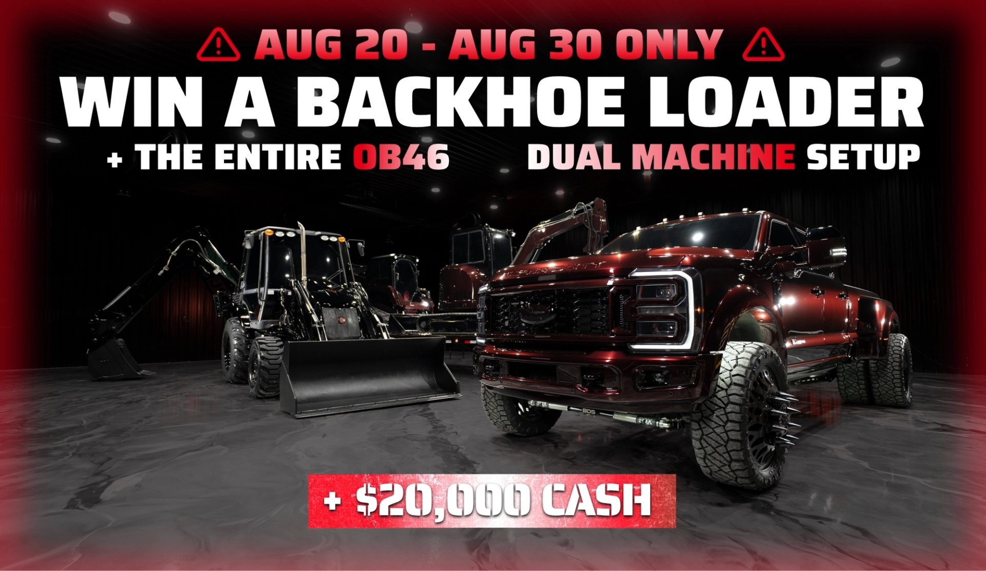 OB46 BACKHOE LOADER (NBS Ford - Dual Machine) + $20K CASH