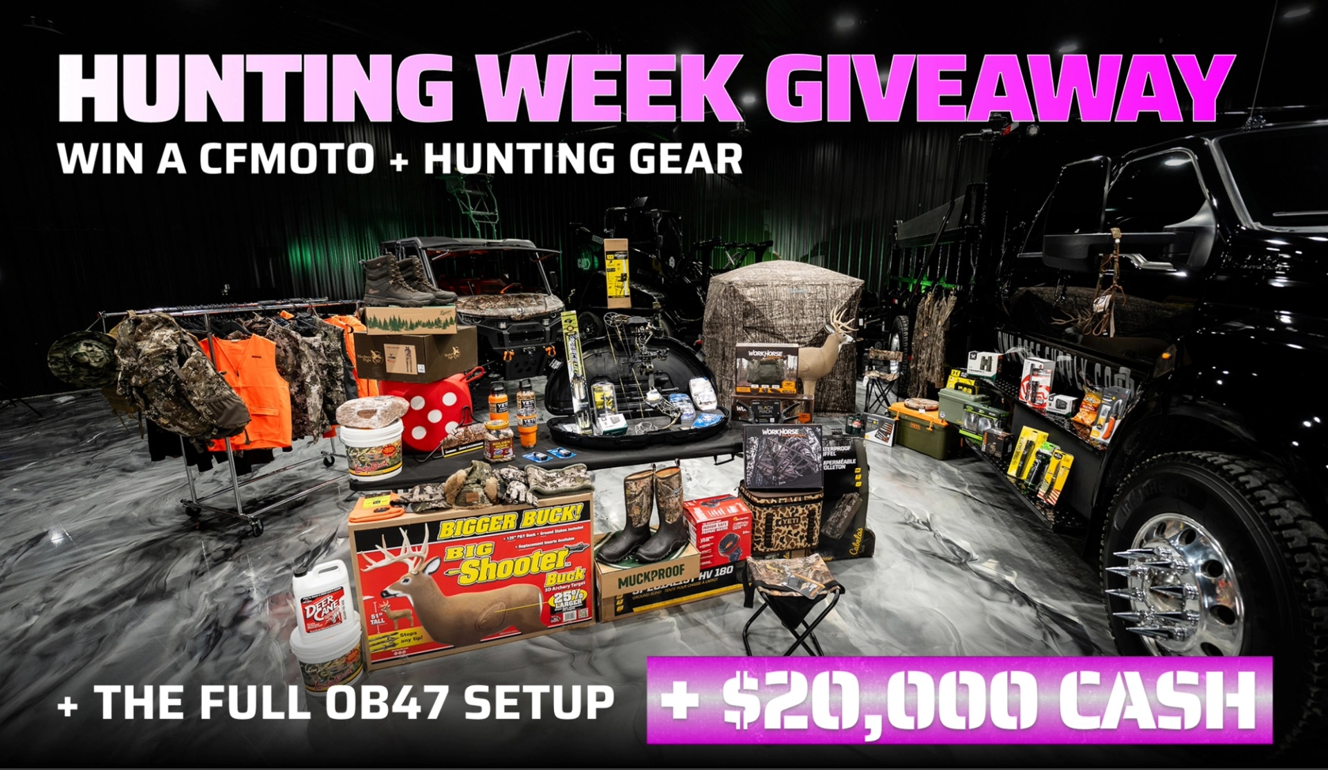 Hunting Week Giveaway - WIN A CFMOTO + HUNTING GEAR