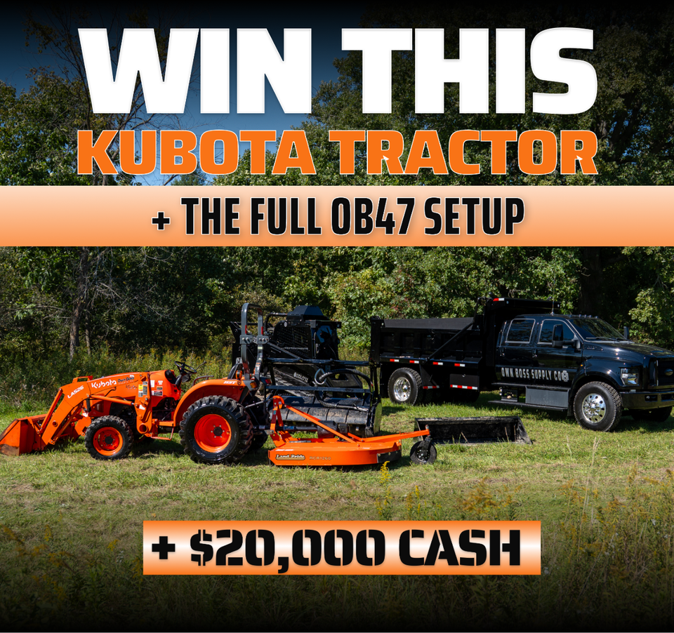 Kubota Tractor Giveaway + OB47